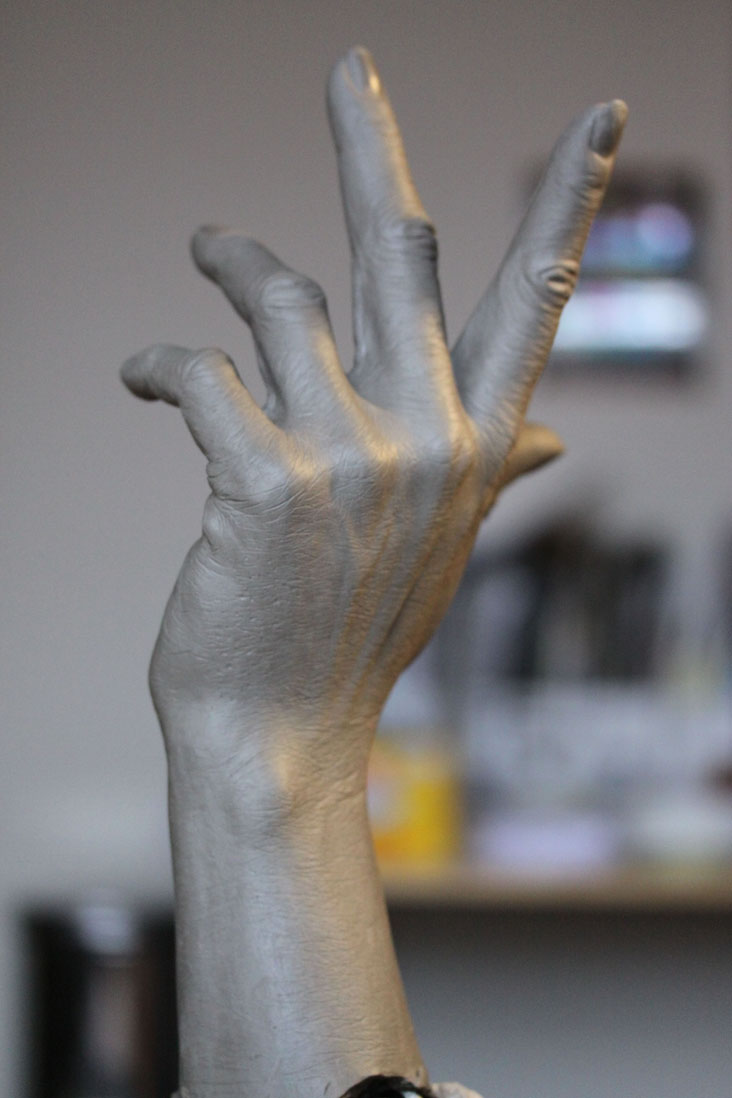 hand clay sculpture